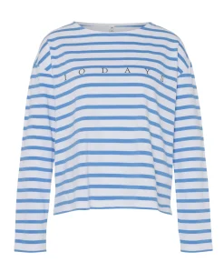 Dames longsleeve blauw