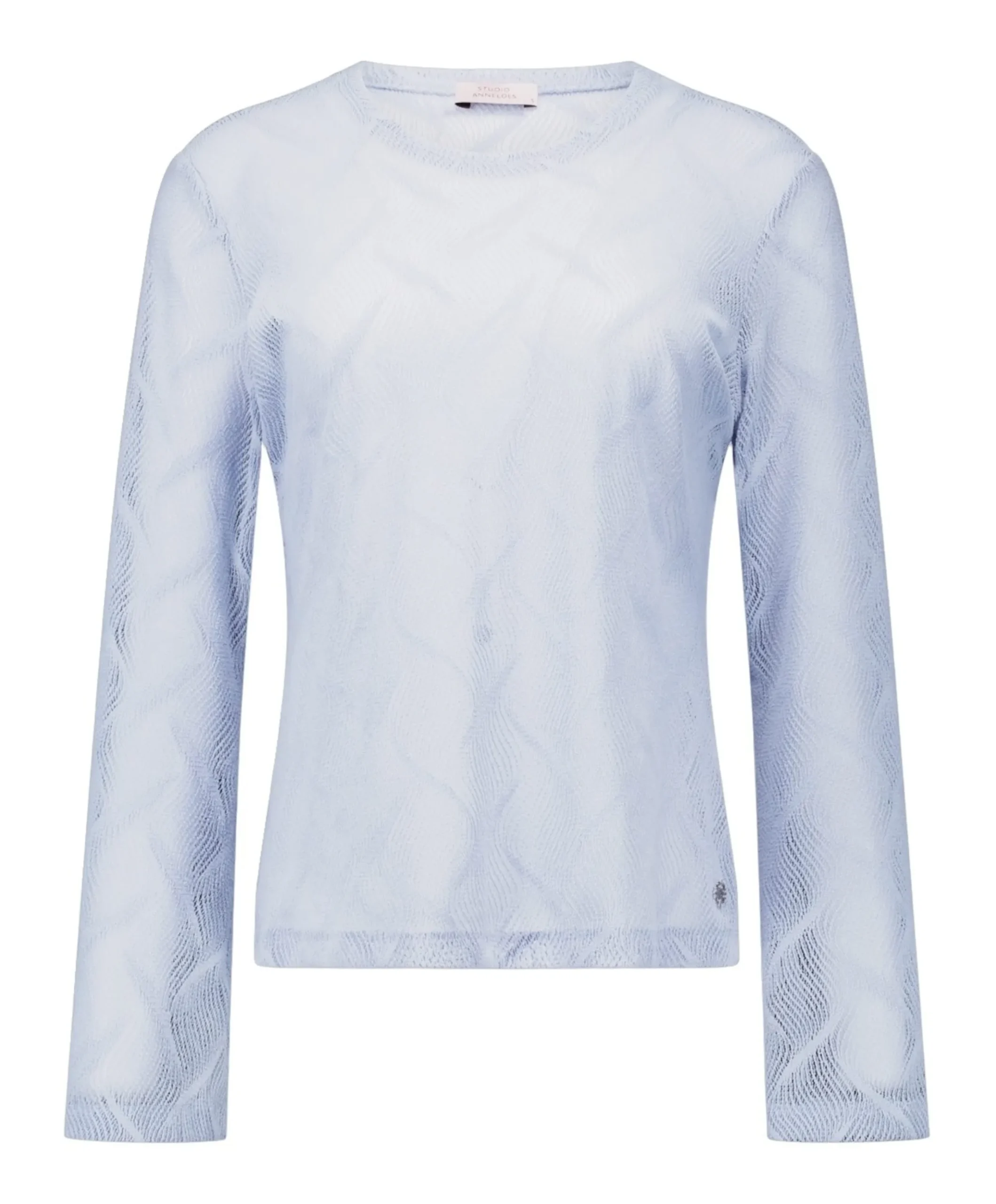Dames longsleeve blauw