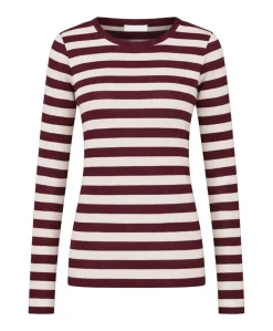 Dames longsleeve bordeaux