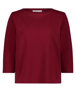 Dames longsleeve bordeaux