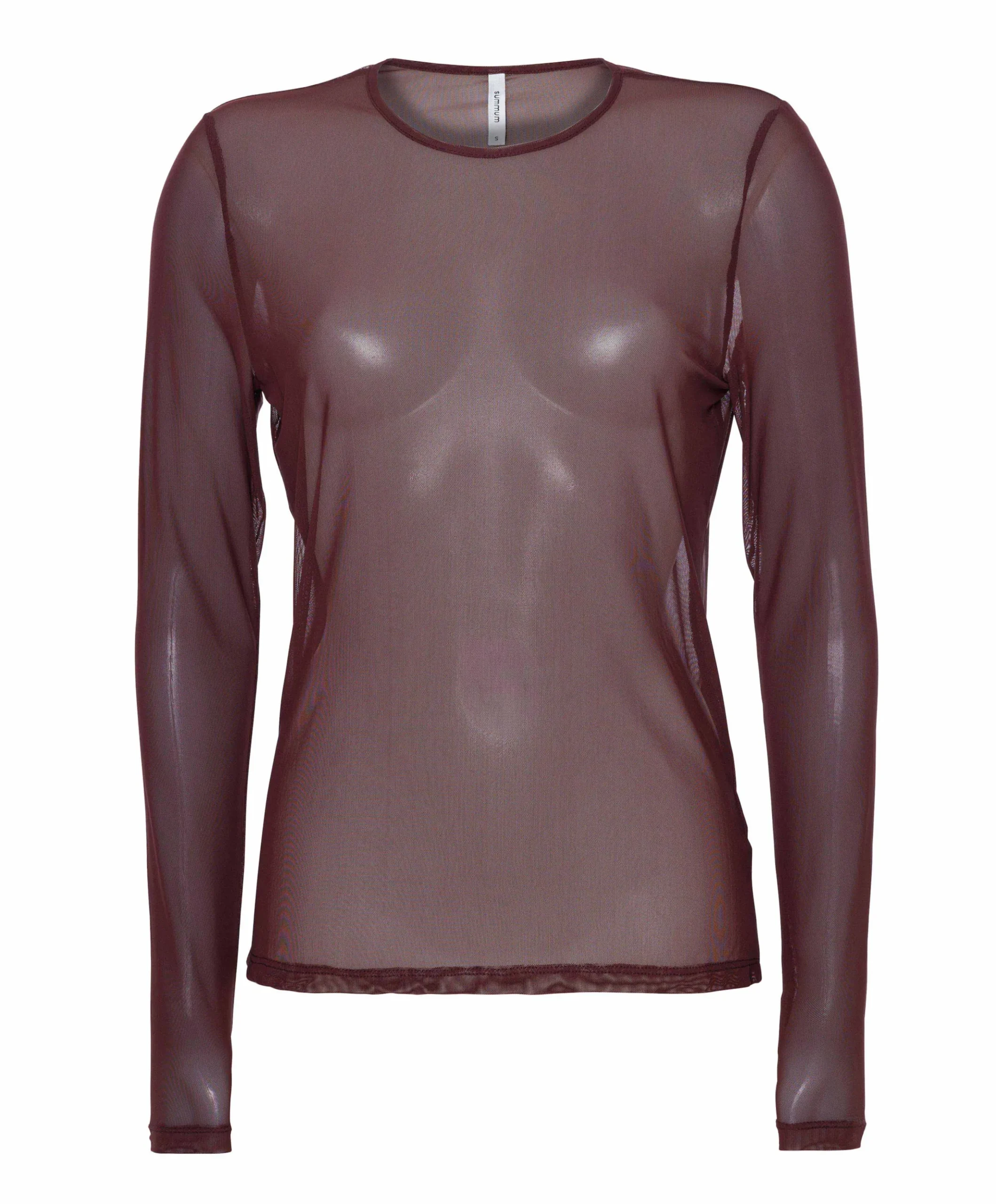Dames longsleeve bordeaux