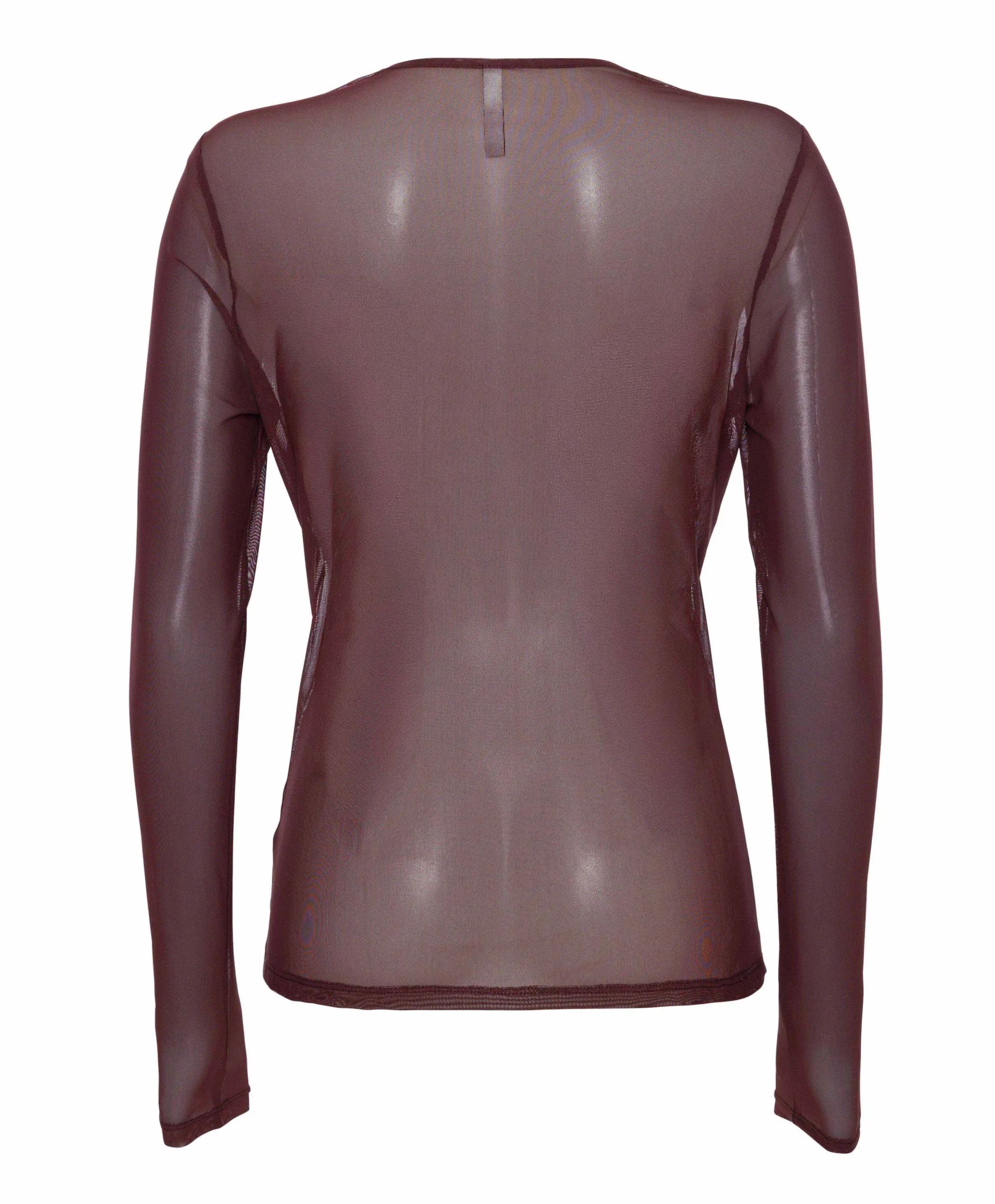 Dames longsleeve bordeaux