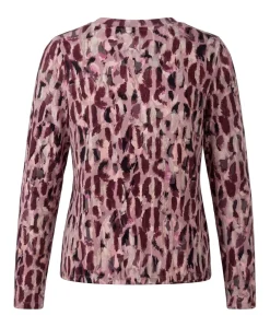 Dames longsleeve bordeaux