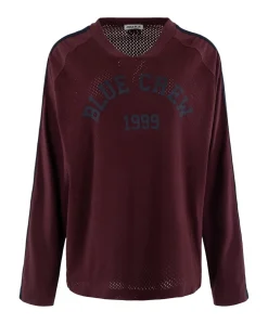 Dames longsleeve bordeaux