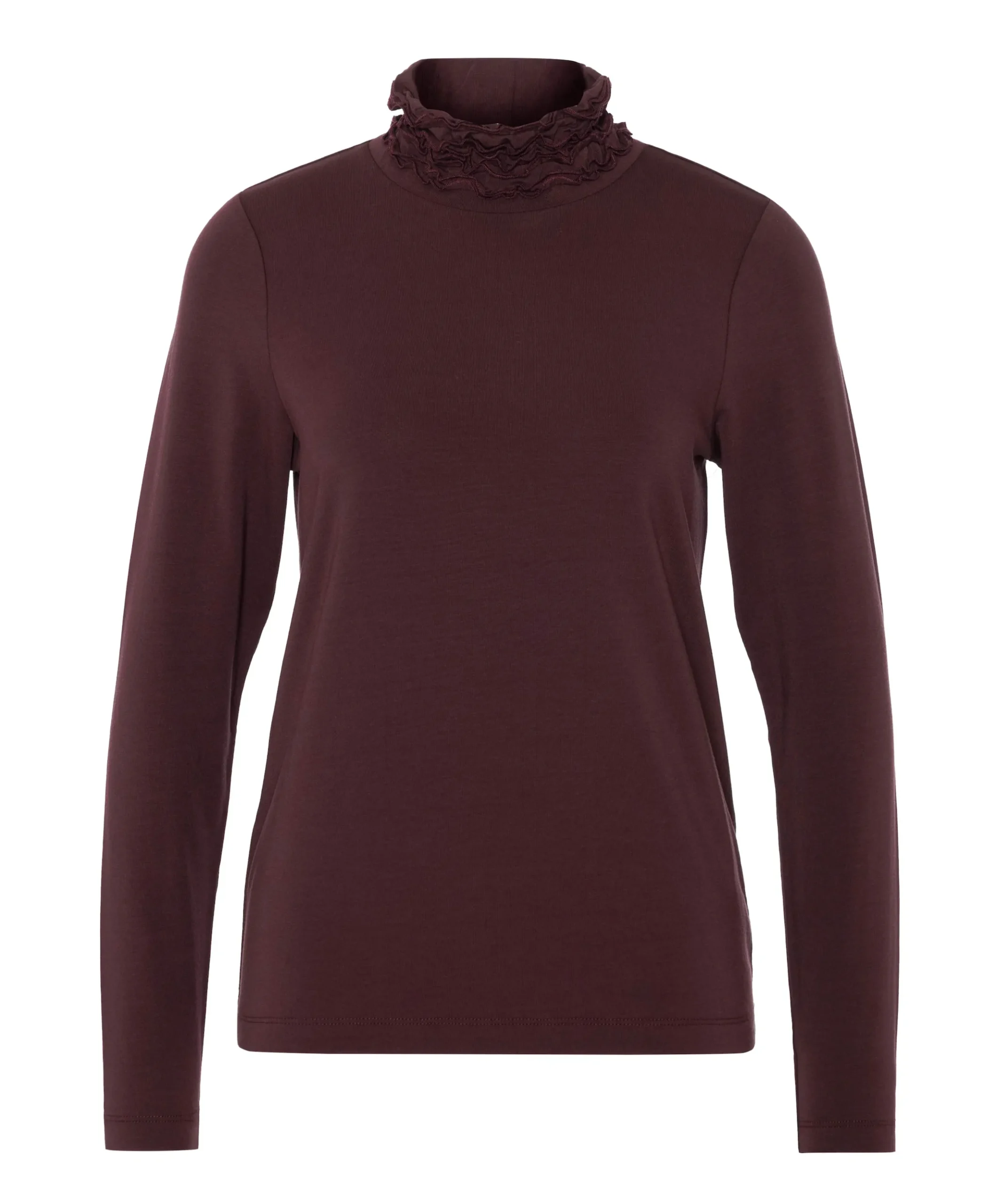 Dames longsleeve bordeaux