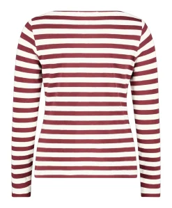 Dames longsleeve bordeaux