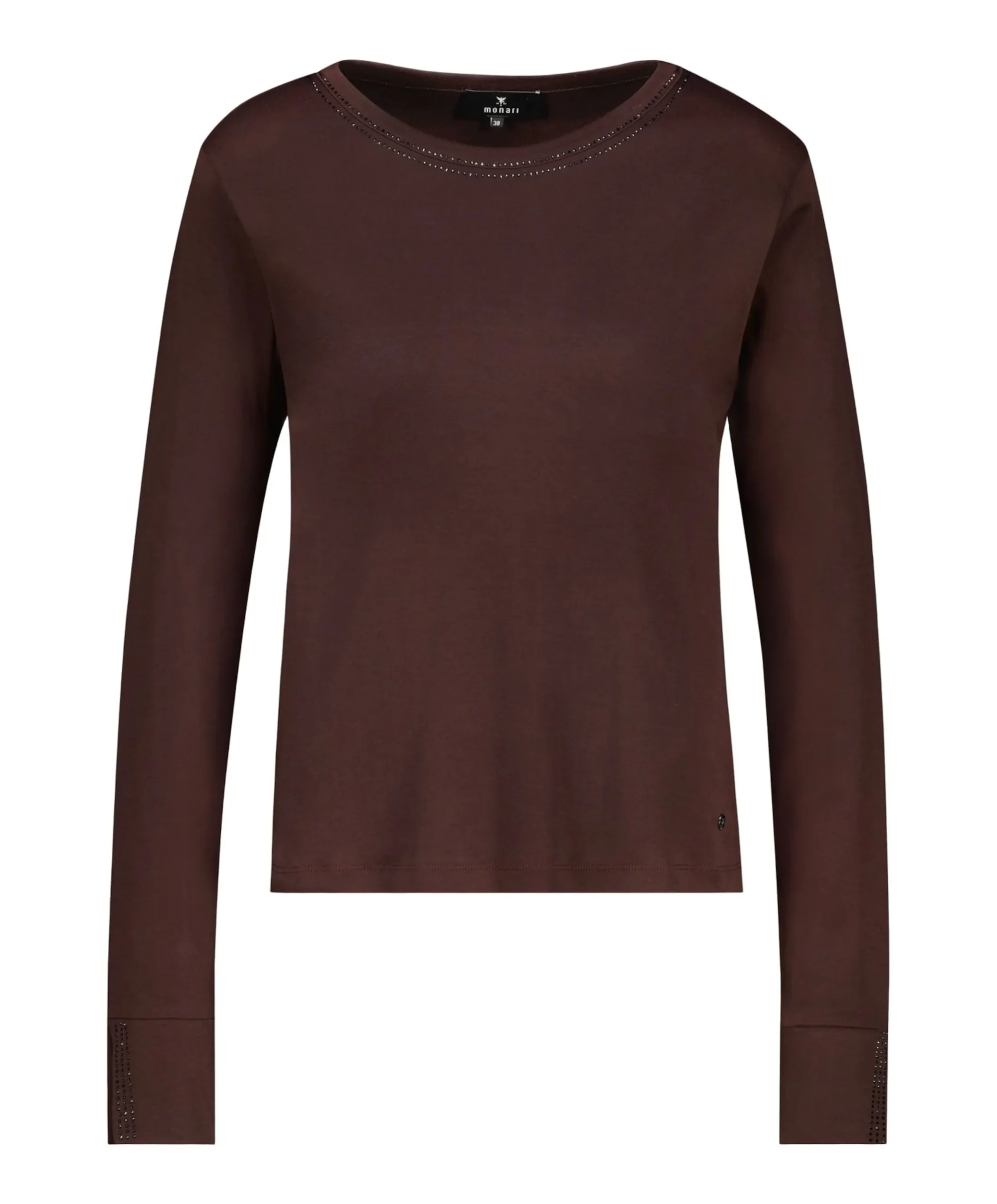 Dames longsleeve bruin