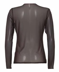 Dames longsleeve bruin