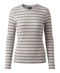 Dames longsleeve bruin