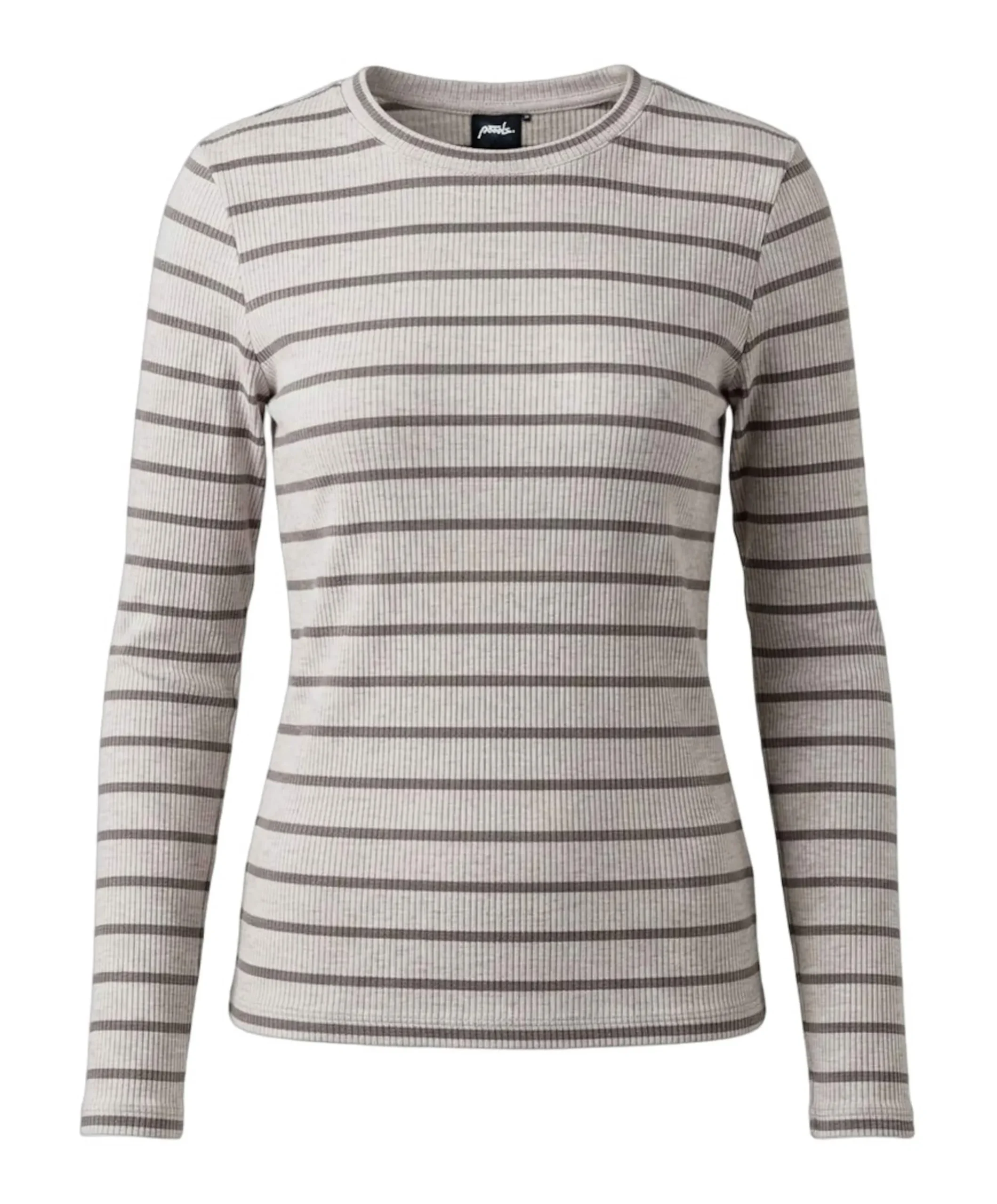Dames longsleeve bruin