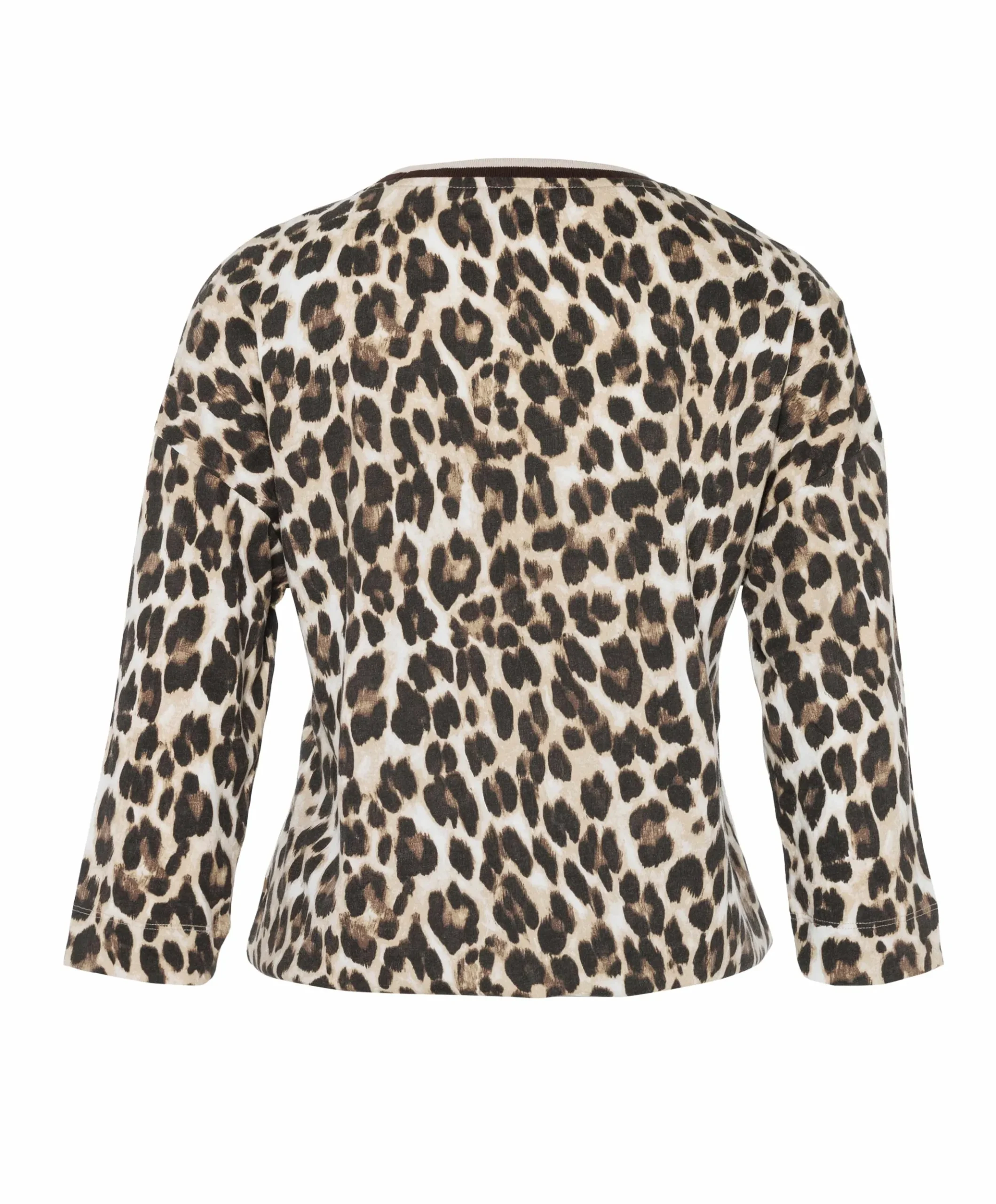Dames longsleeve bruin