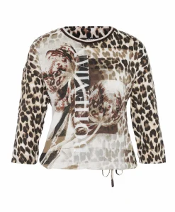 Dames longsleeve bruin