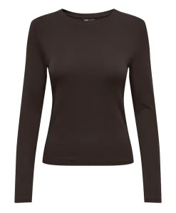 Dames longsleeve bruin