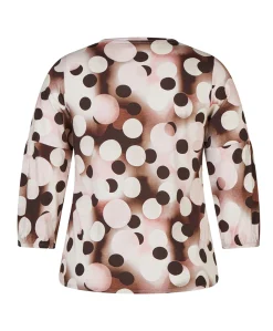 Dames longsleeve bruin