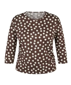 Dames longsleeve bruin