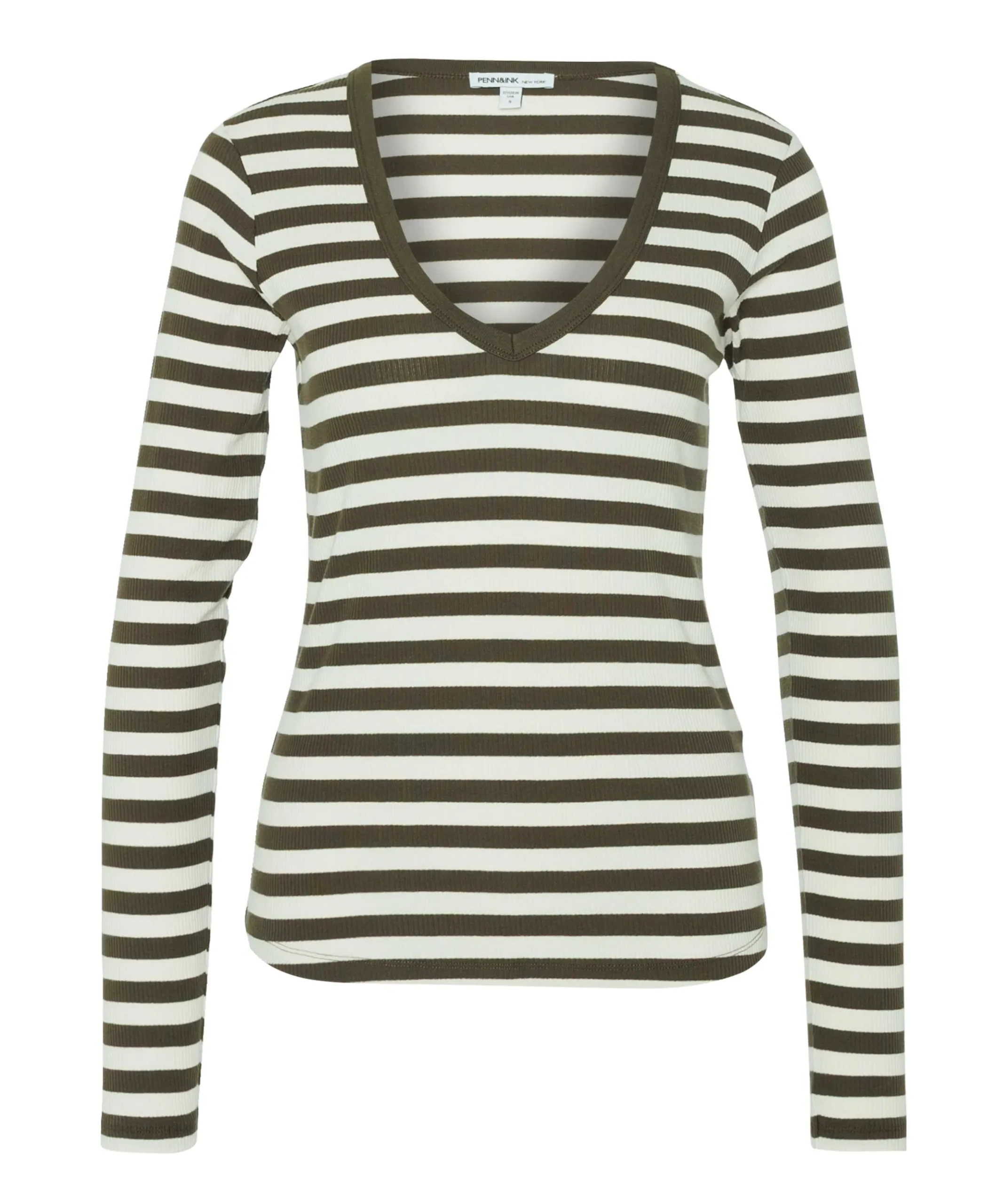 Dames longsleeve bruin