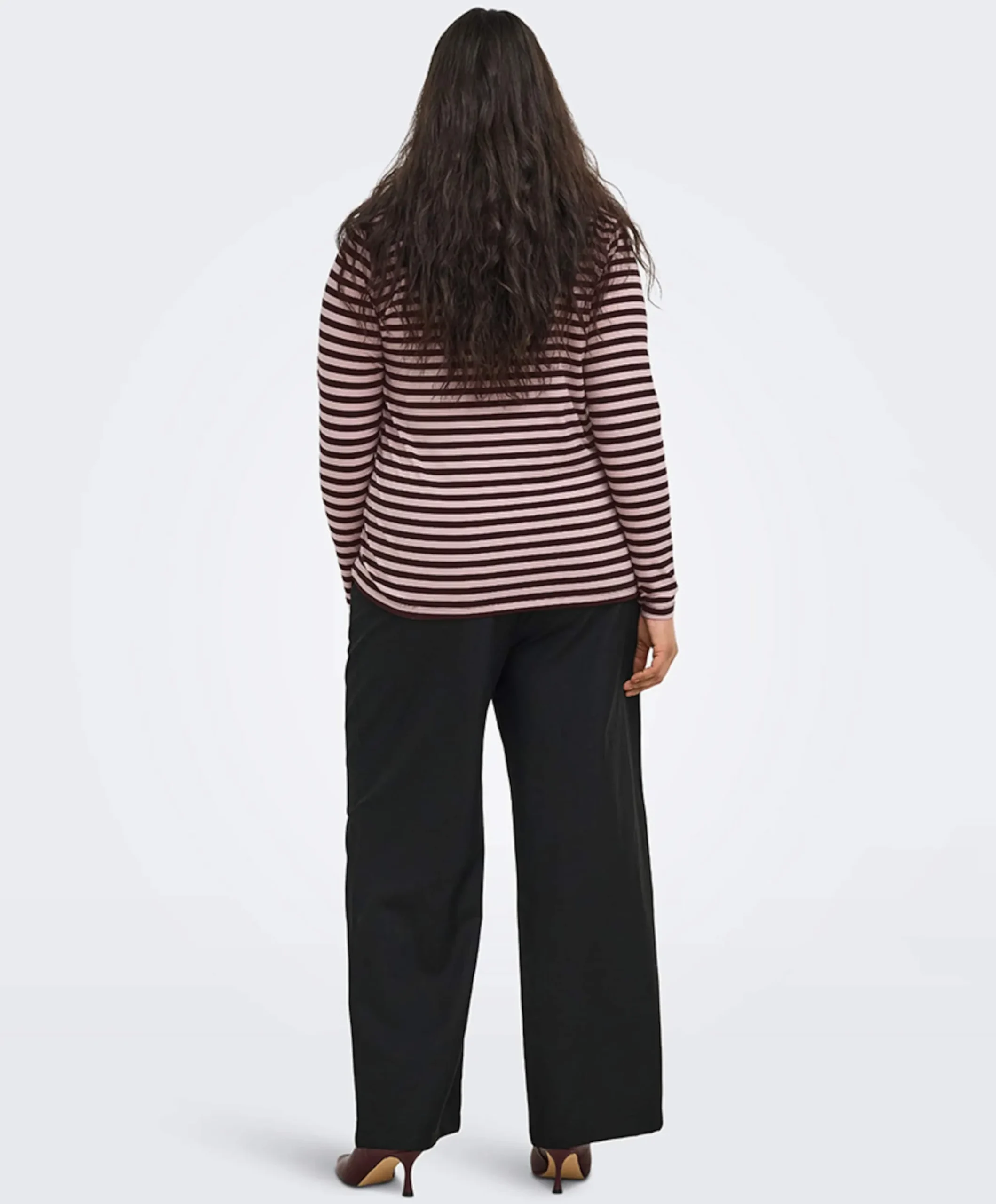 Dames longsleeve bruin