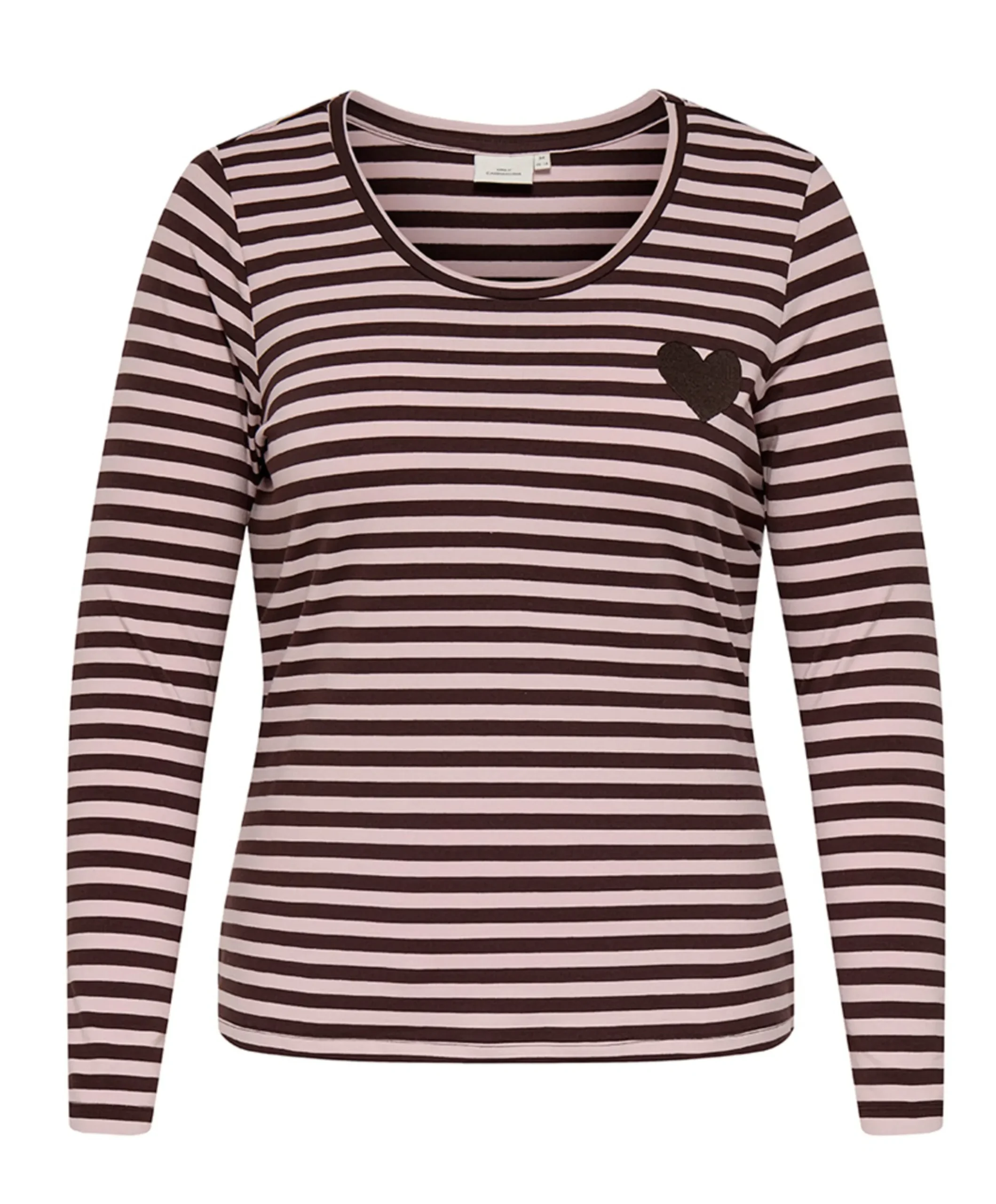 Dames longsleeve bruin