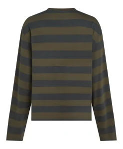 Dames longsleeve bruin