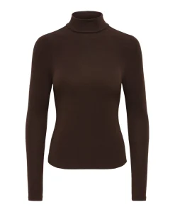 Dames longsleeve bruin