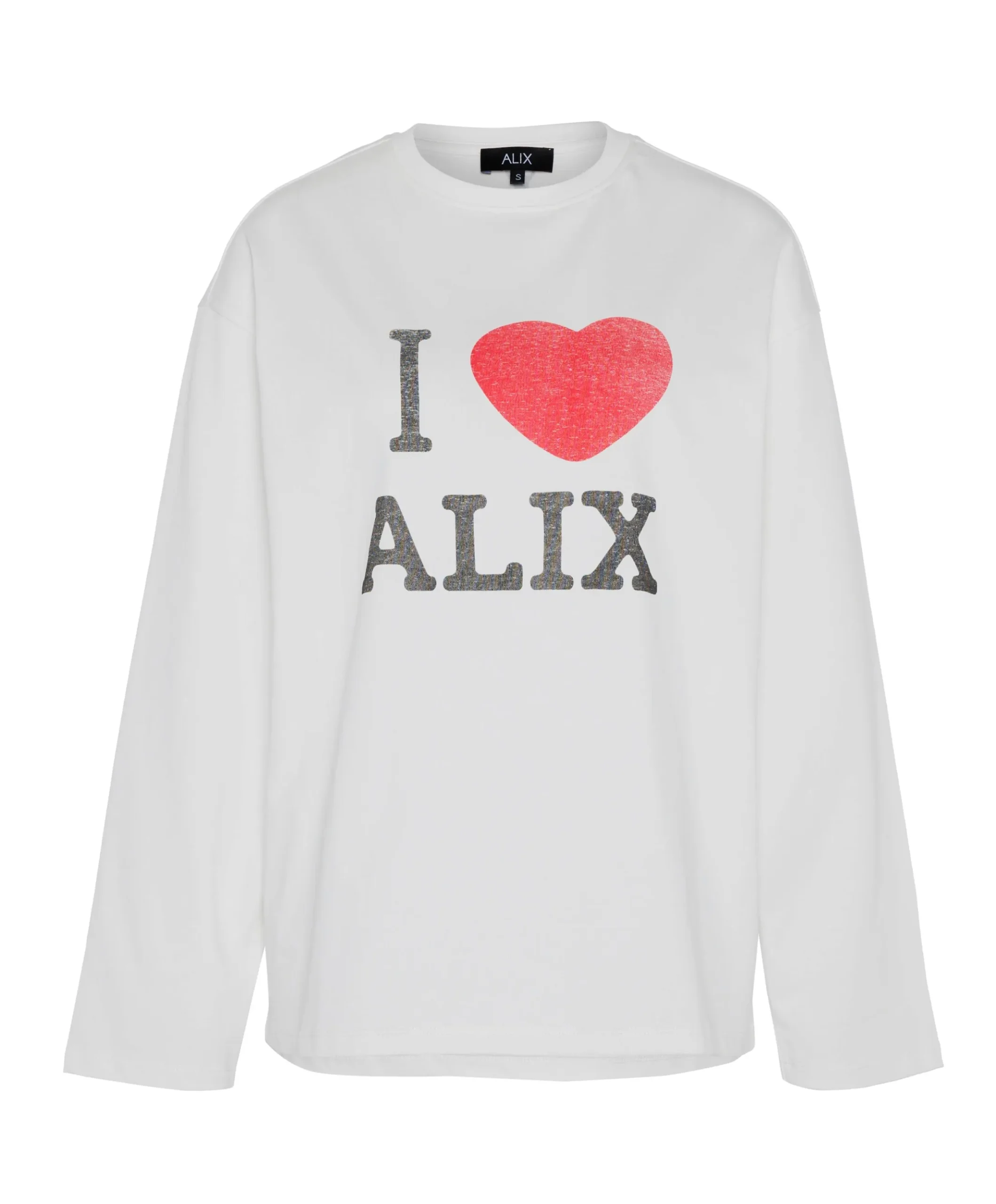 Dames longsleeve ecru