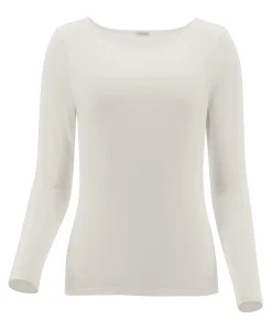 Dames longsleeve ecru