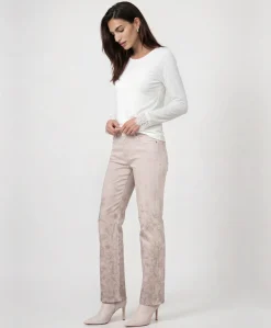 Dames longsleeve ecru