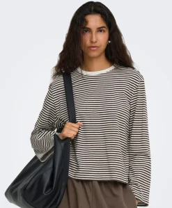Dames longsleeve ecru