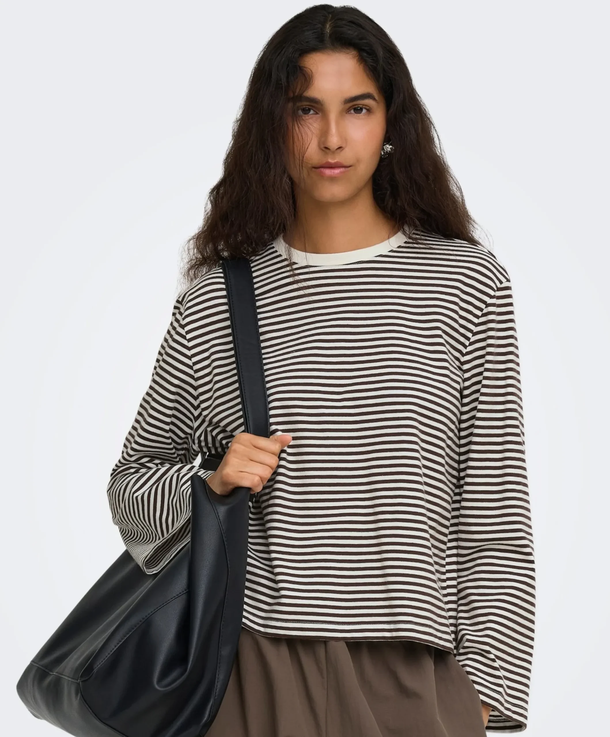 Dames longsleeve ecru