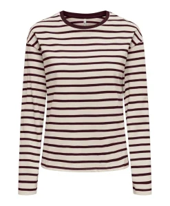 Dames longsleeve ecru