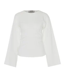 Dames longsleeve ecru