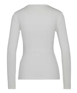 Dames longsleeve ecru