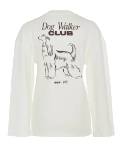 Dames longsleeve ecru