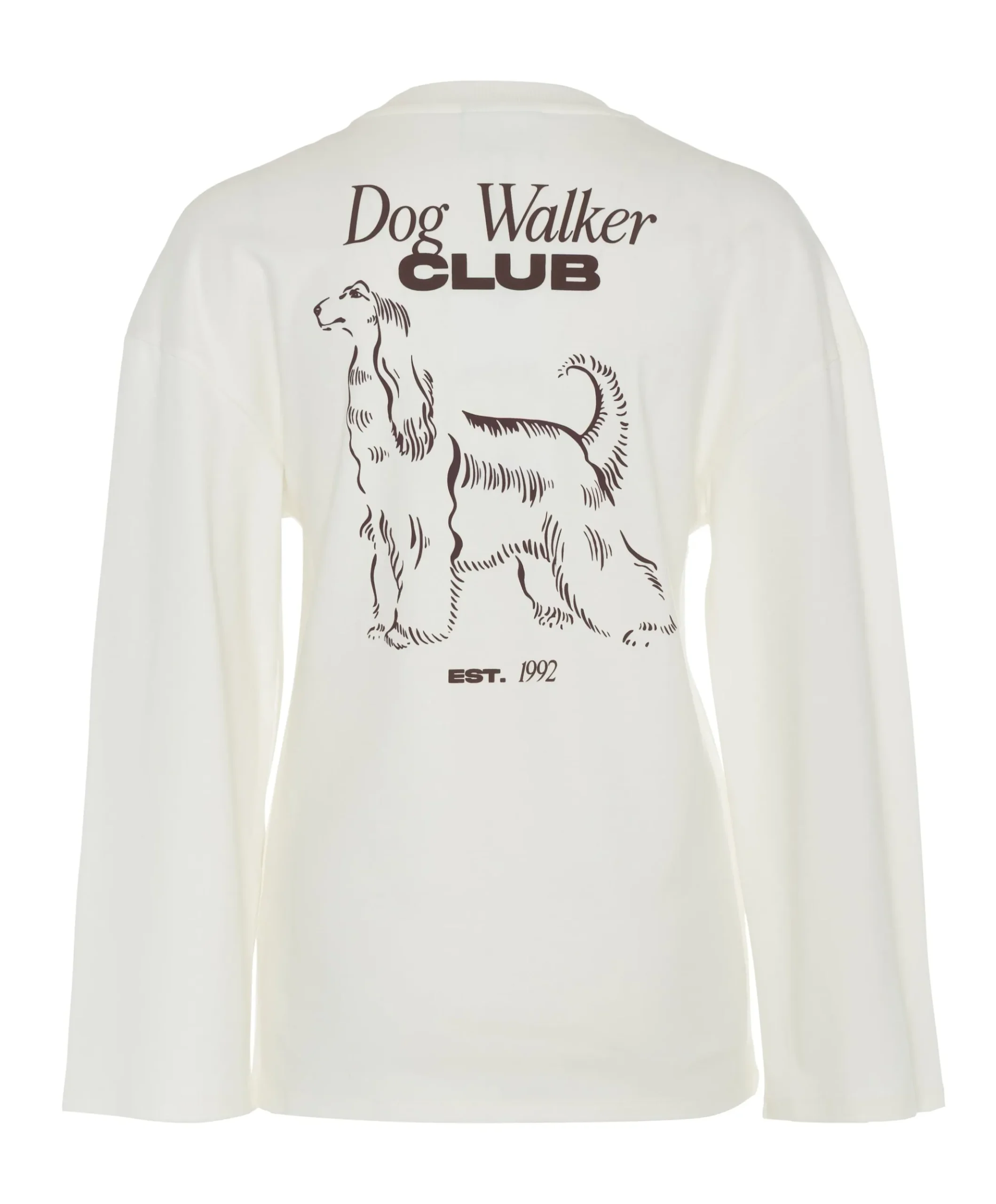 Dames longsleeve ecru