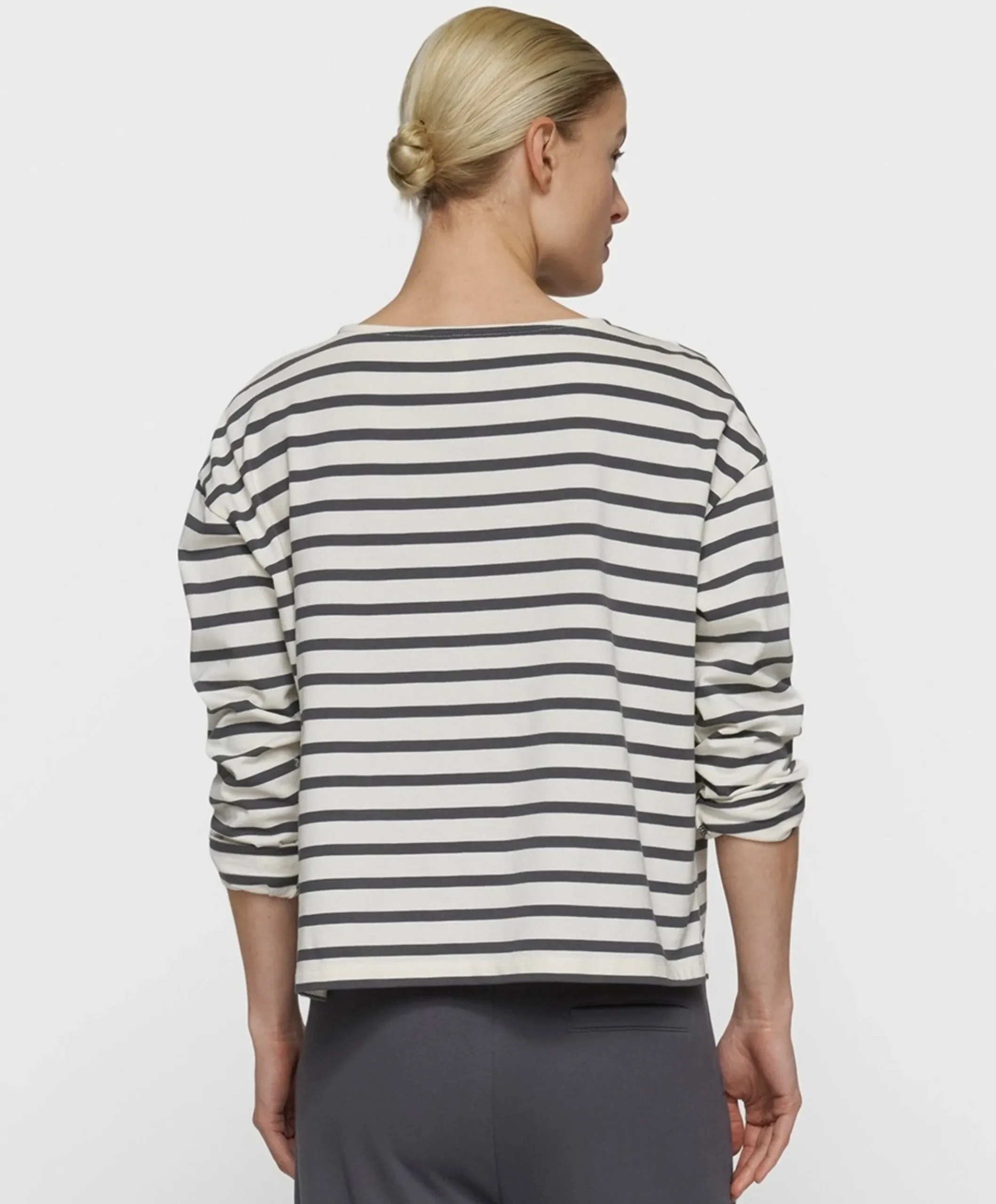 Dames longsleeve ecru