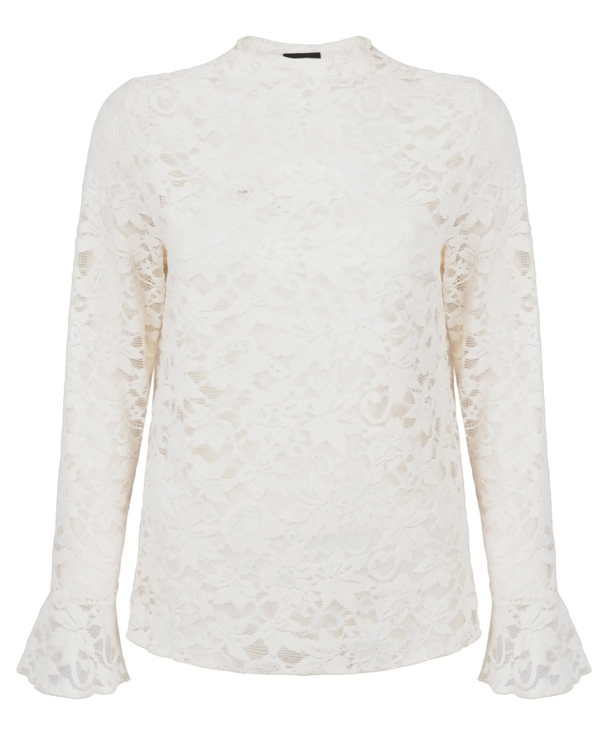 Dames longsleeve ecru