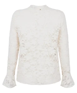 Dames longsleeve ecru