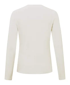 Dames longsleeve ecru
