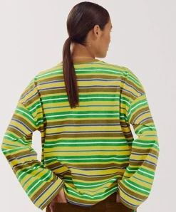 Dames longsleeve geel