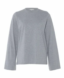 Dames longsleeve grijs