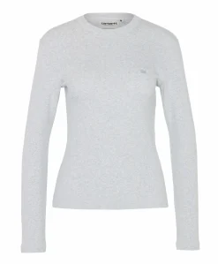 Dames longsleeve grijs