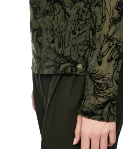 Dames longsleeve groen