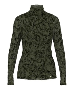 Dames longsleeve groen