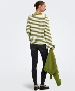 Dames longsleeve groen