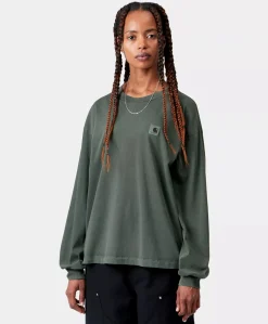 Dames longsleeve groen