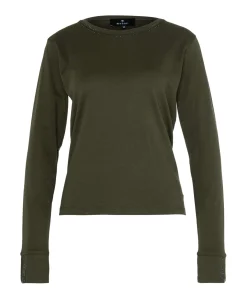 Dames longsleeve groen