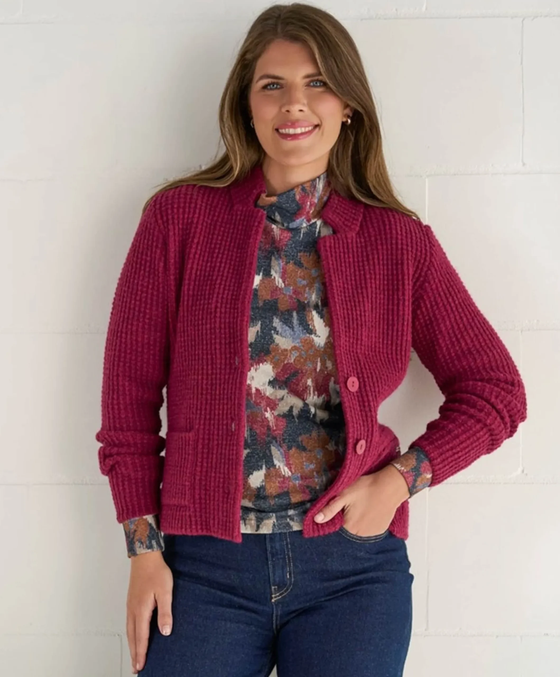 Dames longsleeve multicolor