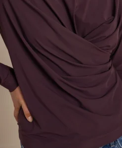 Dames longsleeve paars