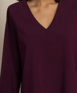 Dames longsleeve paars