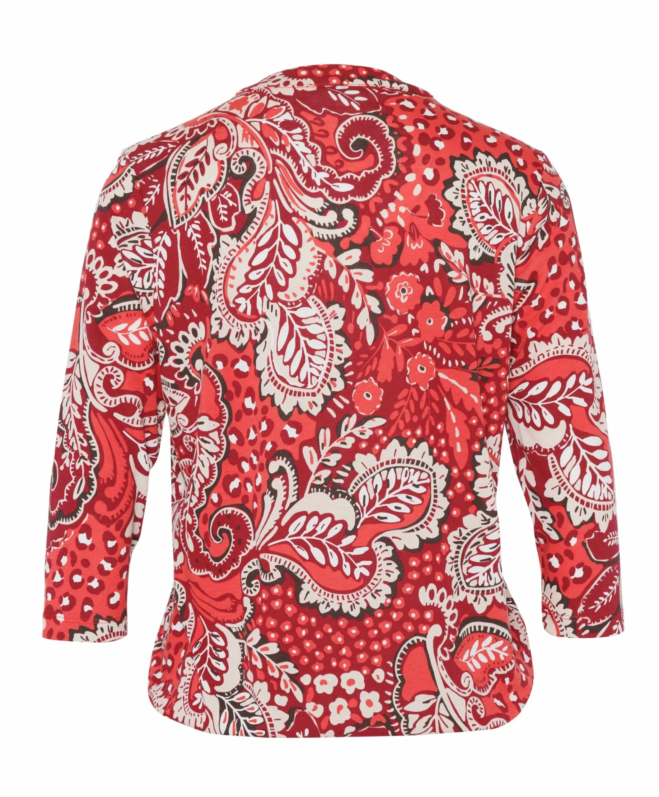 Dames longsleeve rood